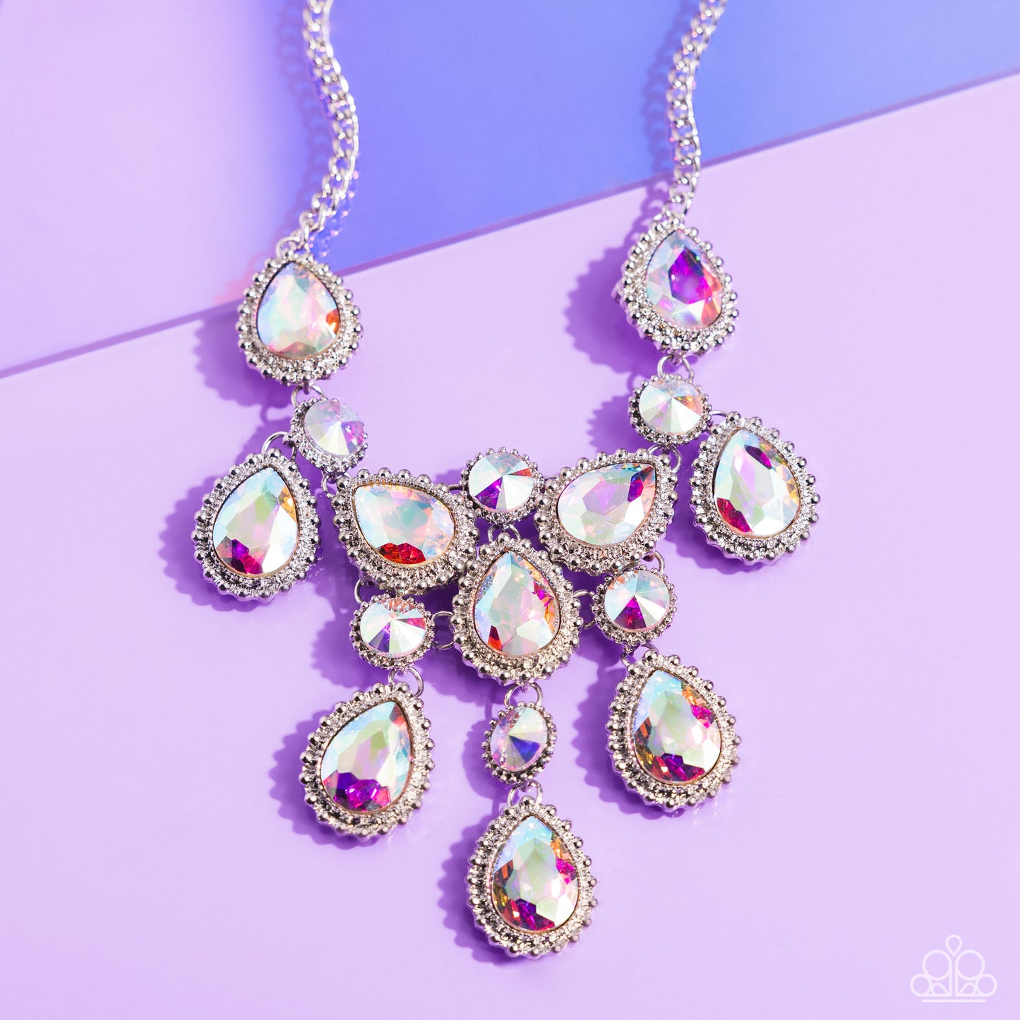 Dripping in Dazzle - Multi - Paparazzi Necklace (2023 December LOP)