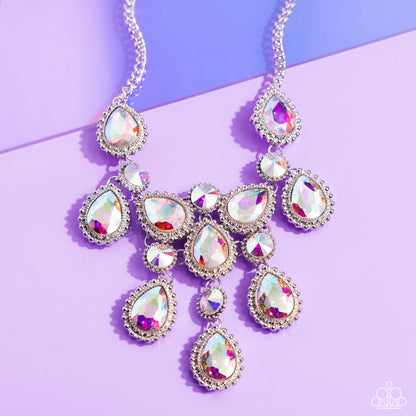 Dripping in Dazzle - Multi - Paparazzi Necklace (2023 December LOP)