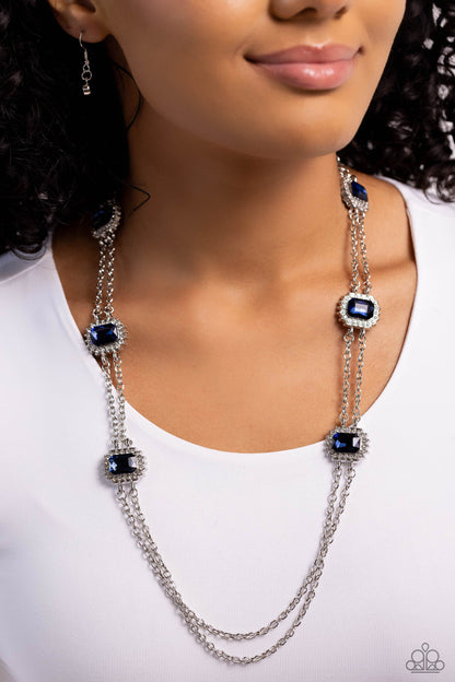 Pocketful of Sunshine - Blue - Paparazzi Necklace
