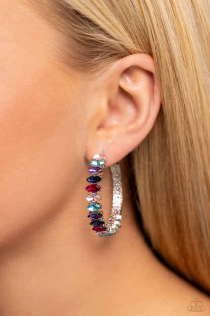 Rainbow Range - Multi - Paparazzi Earrings