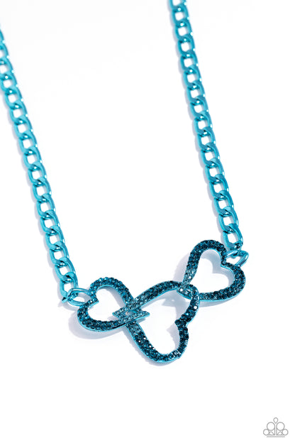 Eclectically Enamored - Blue - Paparazzi Necklace