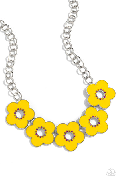 Cartoon Couture - Yellow - Paparazzi Necklace
