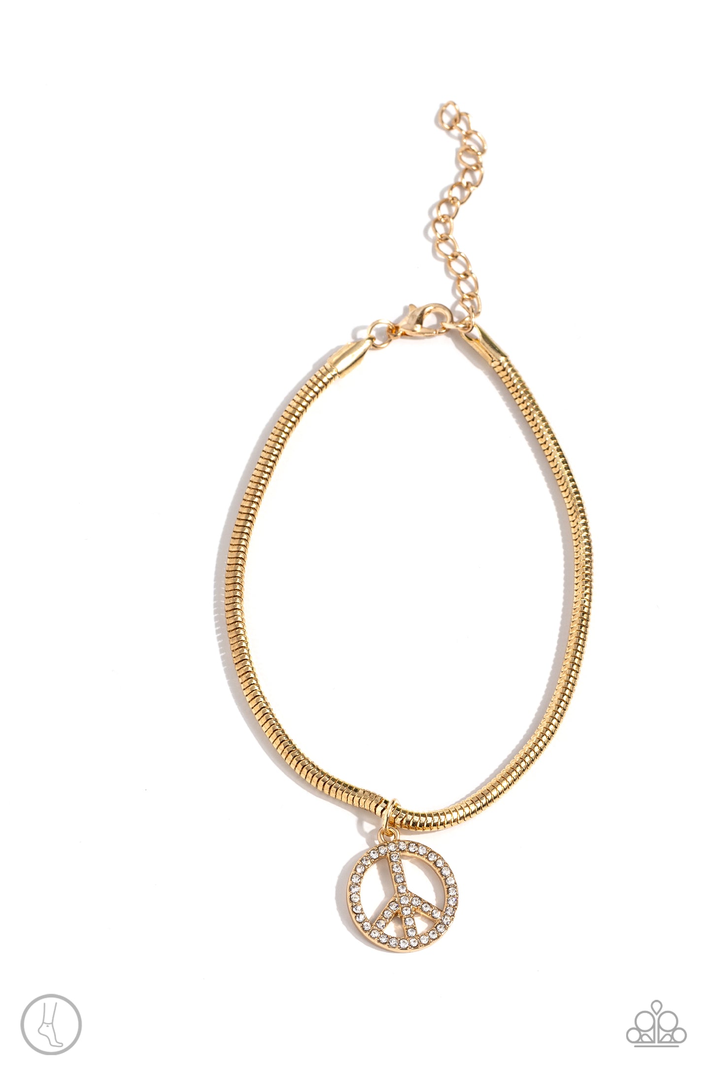 Pampered Peacemaker - Gold - Paparazzi Anklet