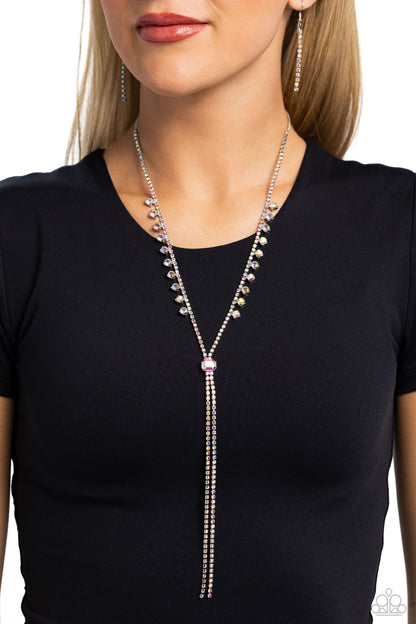 Synchronized SHIMMER - Multi - Paparazzi Necklace