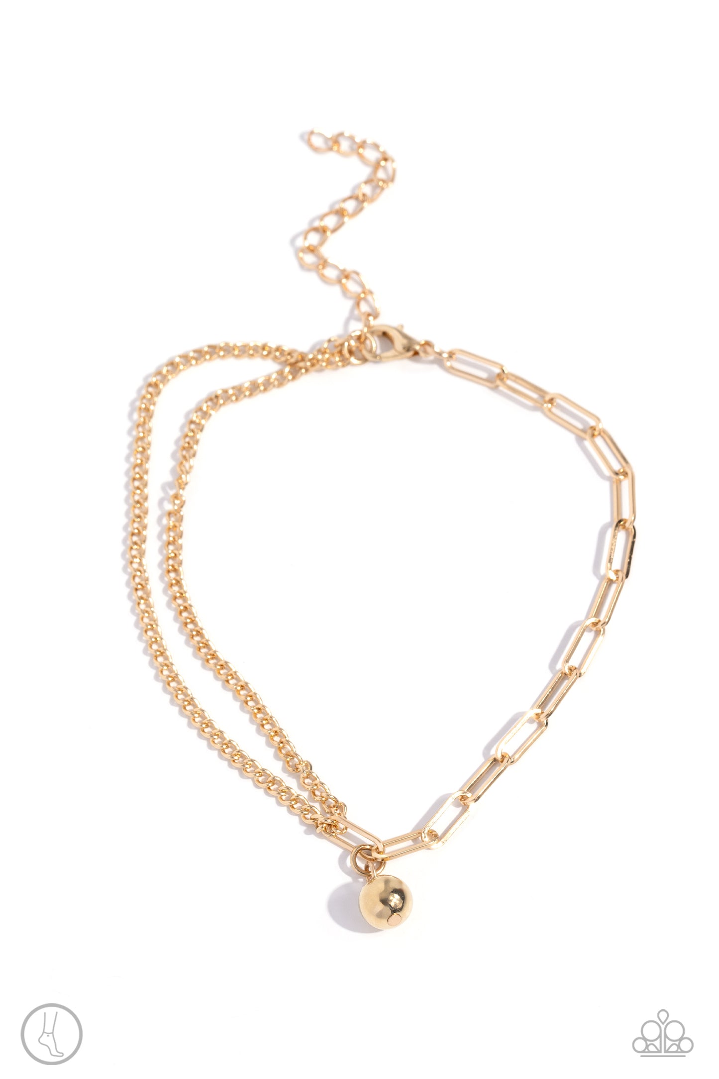 Solo Sojourn - Gold - Paparazzi Anklet