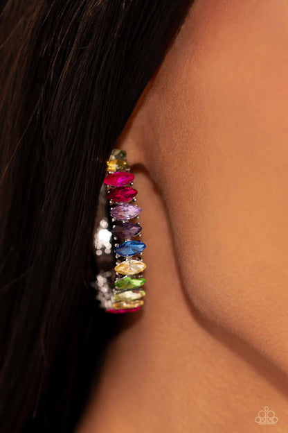 Rainbow Range - Multi - Paparazzi Earrings (2023 November LOP)