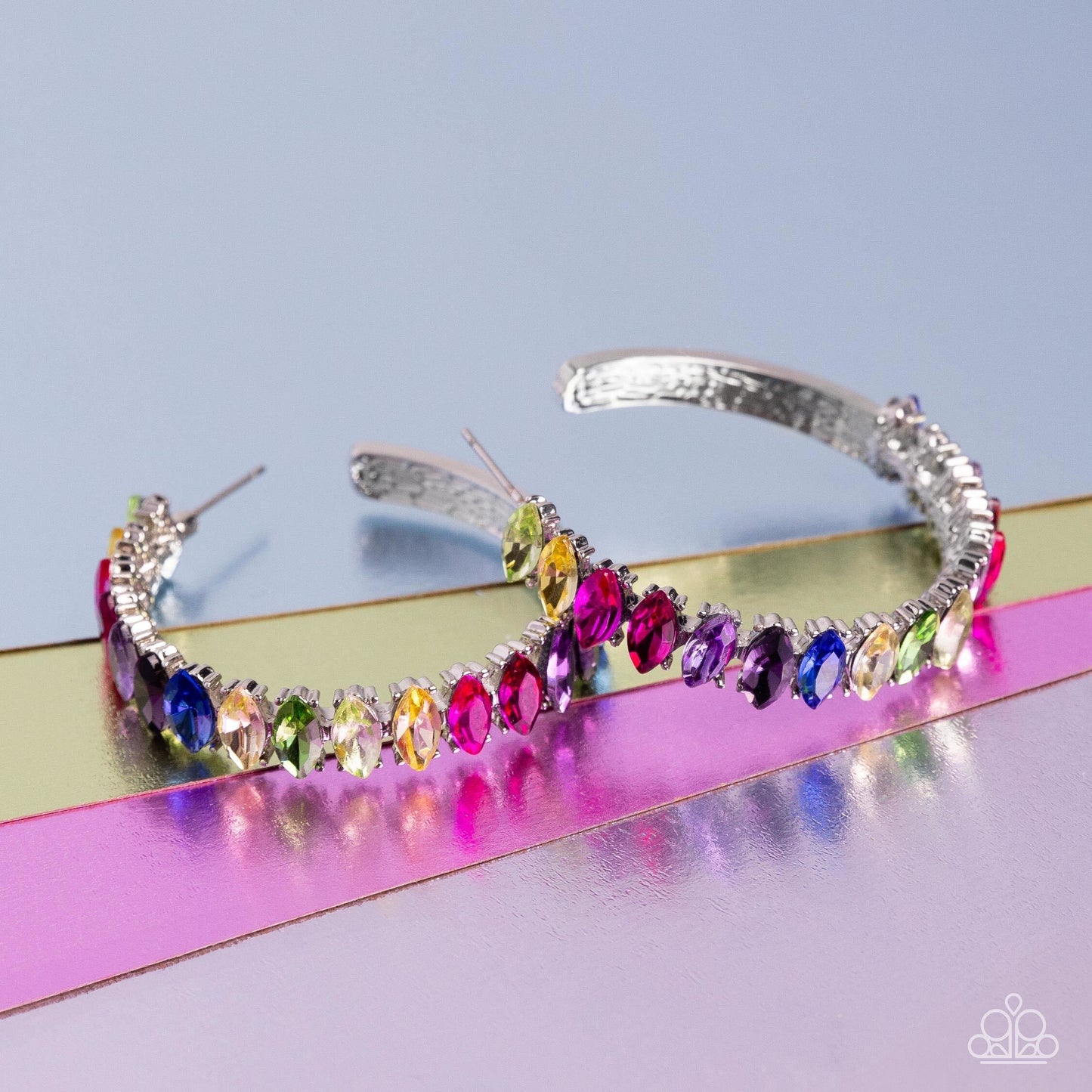 Rainbow Range - Multi - Paparazzi Earrings (2023 November LOP)
