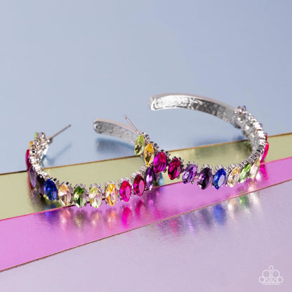 Rainbow Range - Multi - Paparazzi Earrings (2023 November LOP)