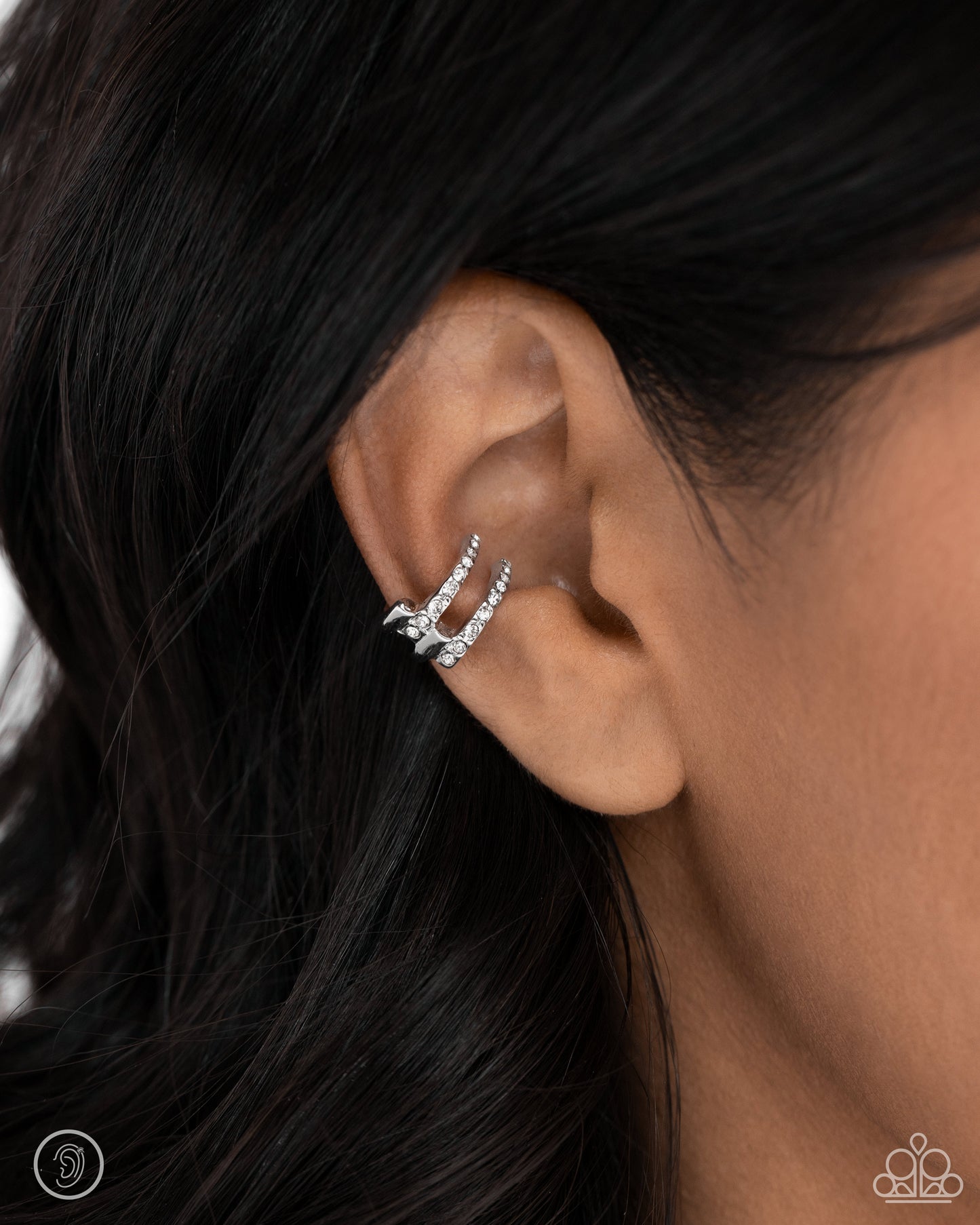 Glittery Glow Up - Paparazzi Ear Cuffs