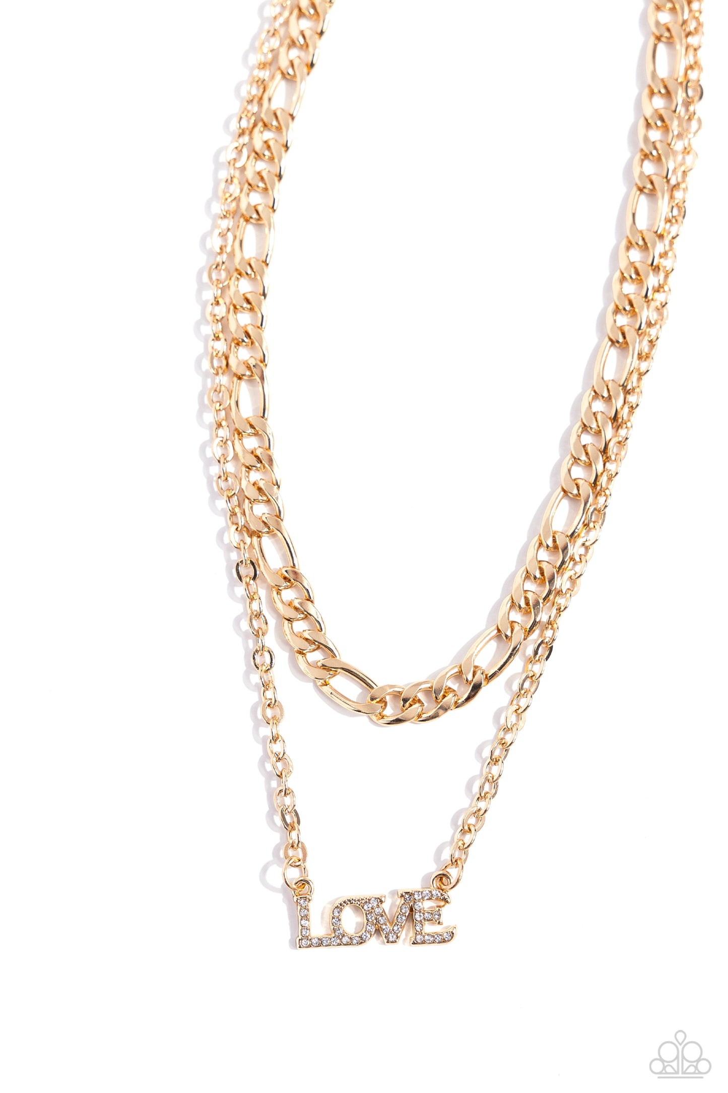 Lovely Layers - Gold - Paparazzi Necklace