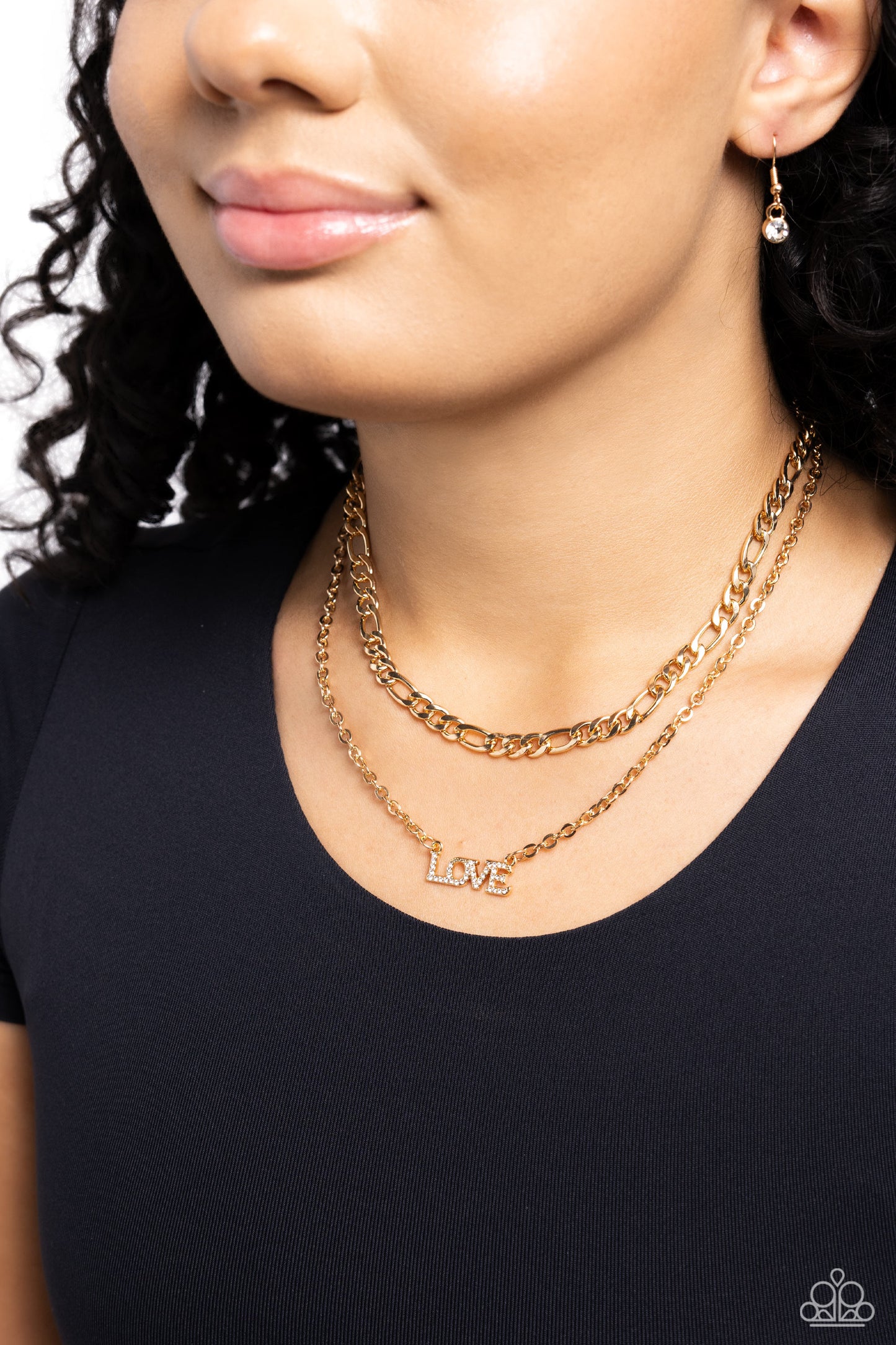 Lovely Layers - Gold - Paparazzi Necklace