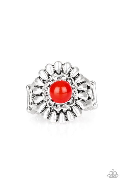 Poppy Persuasion Red Paparazzi Necklace and Positivity Poppy Red Paparazzi Bracelet