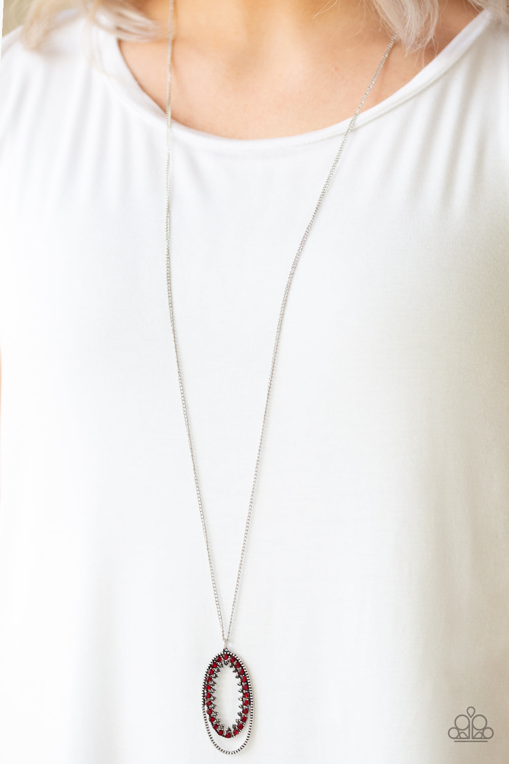 Money Mood - Red - Paparazzi  Necklace
