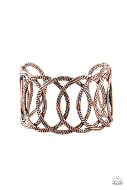 Circa de Contender - Copper - Paparazzi Bracelet