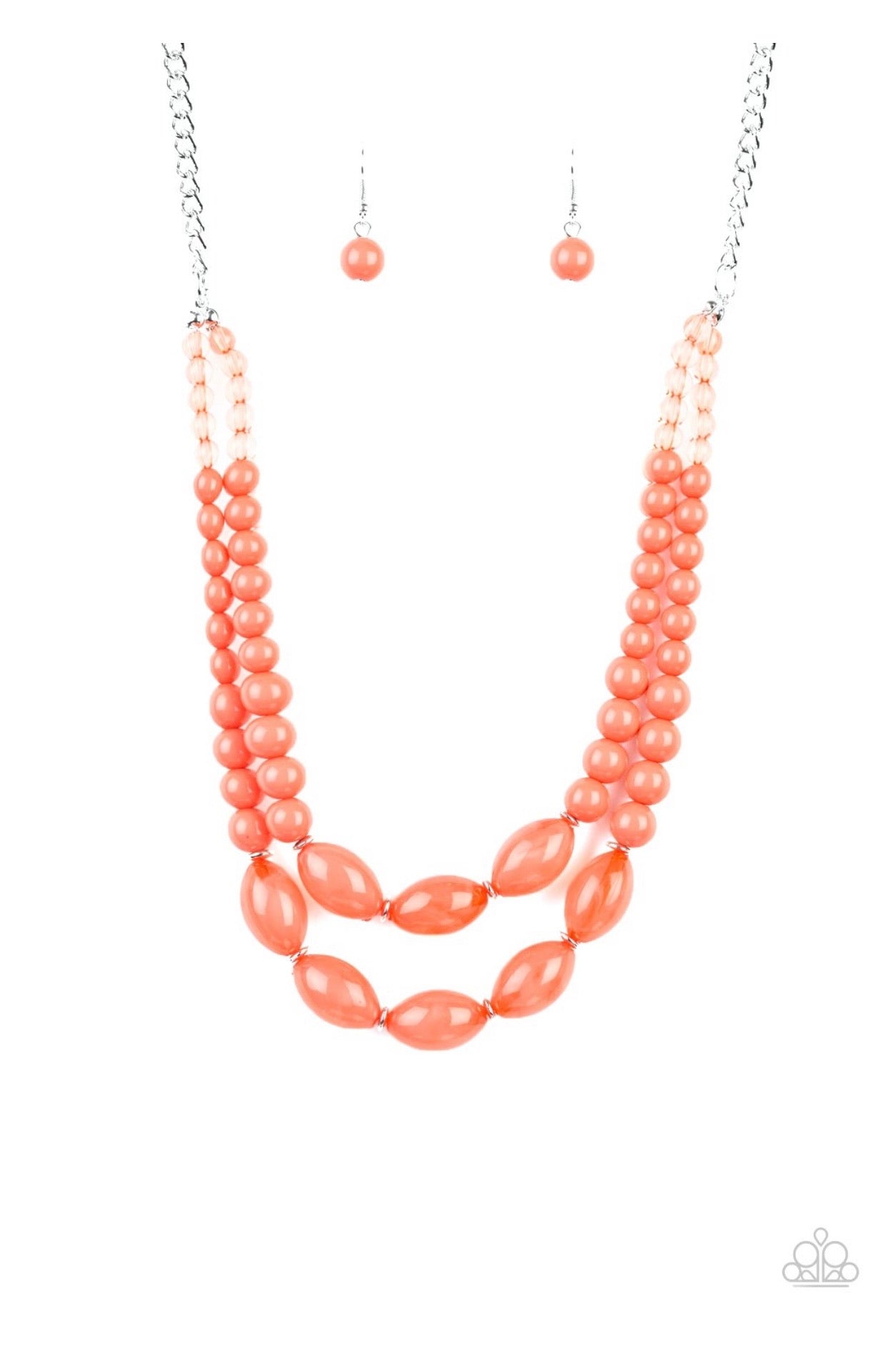 Sundae Shoppe - Orange Necklace