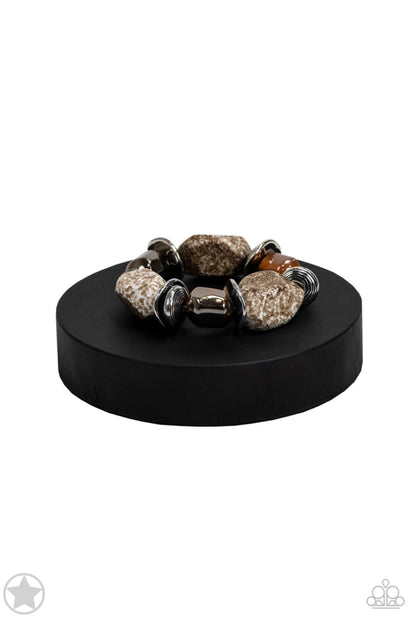 Glaze of Glory Brown - Paparazzi Bracelet (Blockbuster)