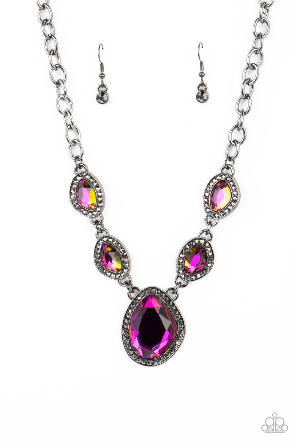 The Upper Echelon - Multi Necklace and Dripping Self-Confidence - Multi Earrings
