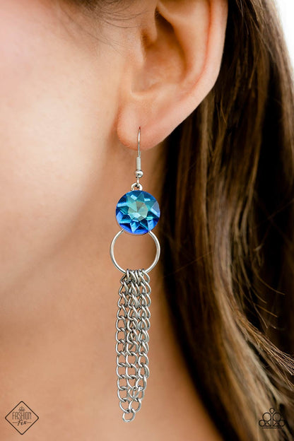 Excalibur Extravagance Blue - Necklace and Arthurian A-Lister Blue - Earrings (2022 December Fashion Fix)