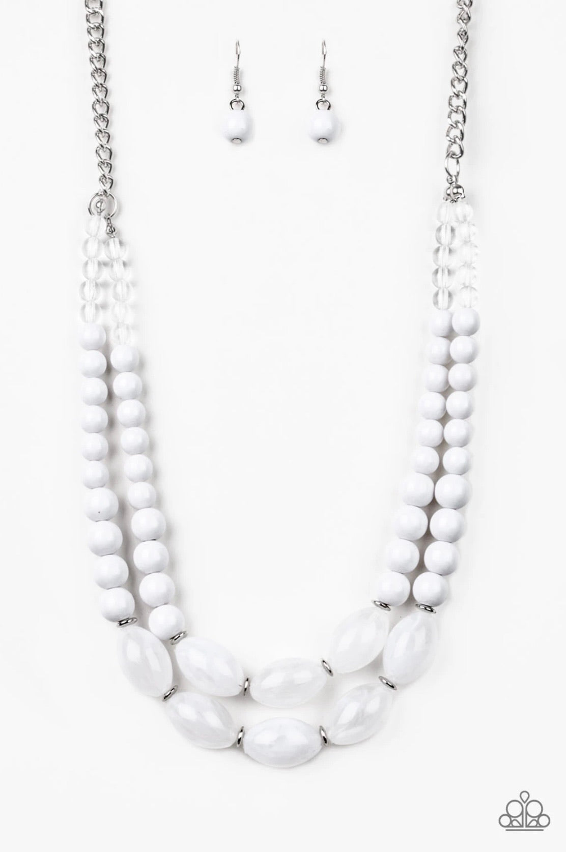 Sundae Shoppe White Necklace