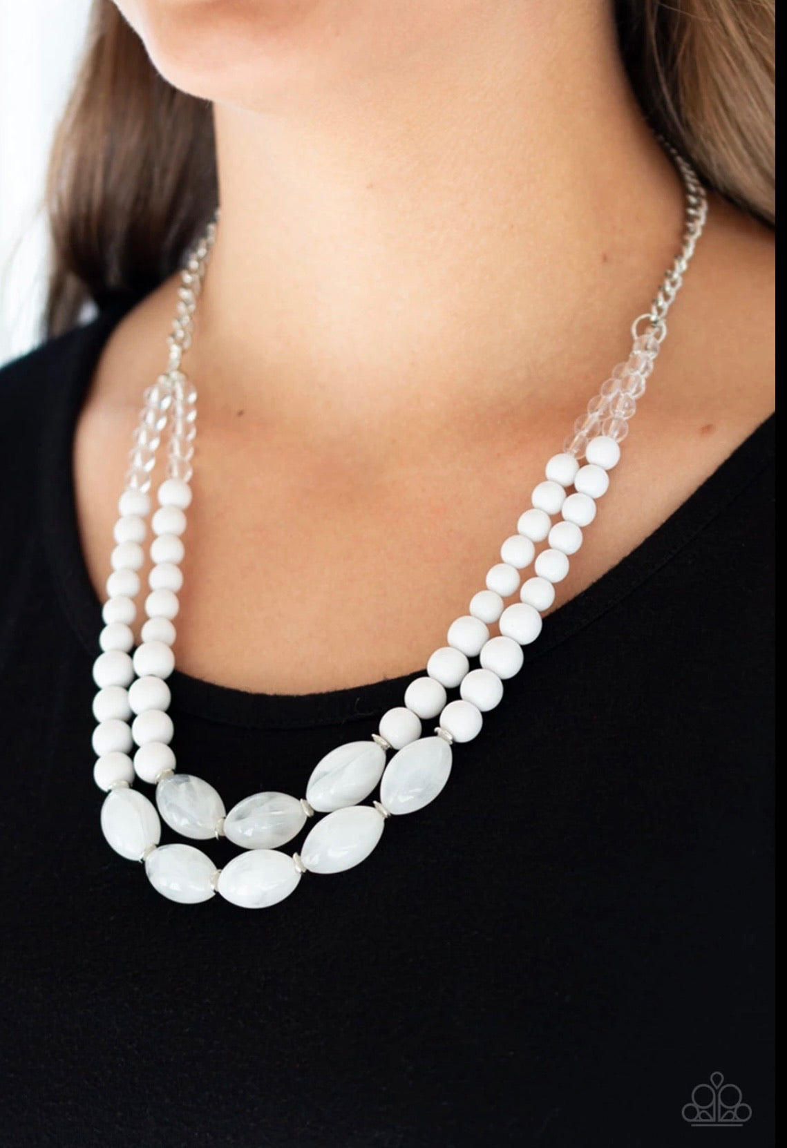 Sundae Shoppe White Necklace