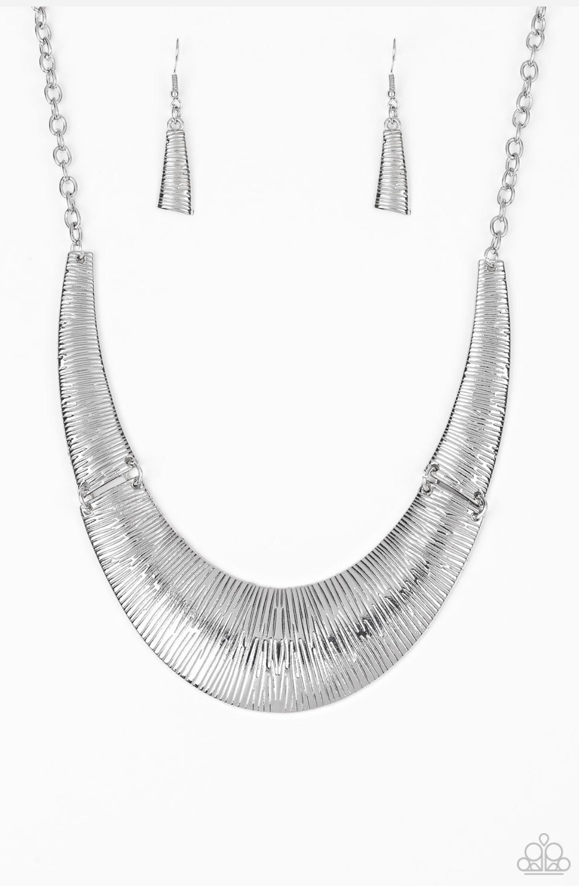 Feast or Famine Silver Necklace