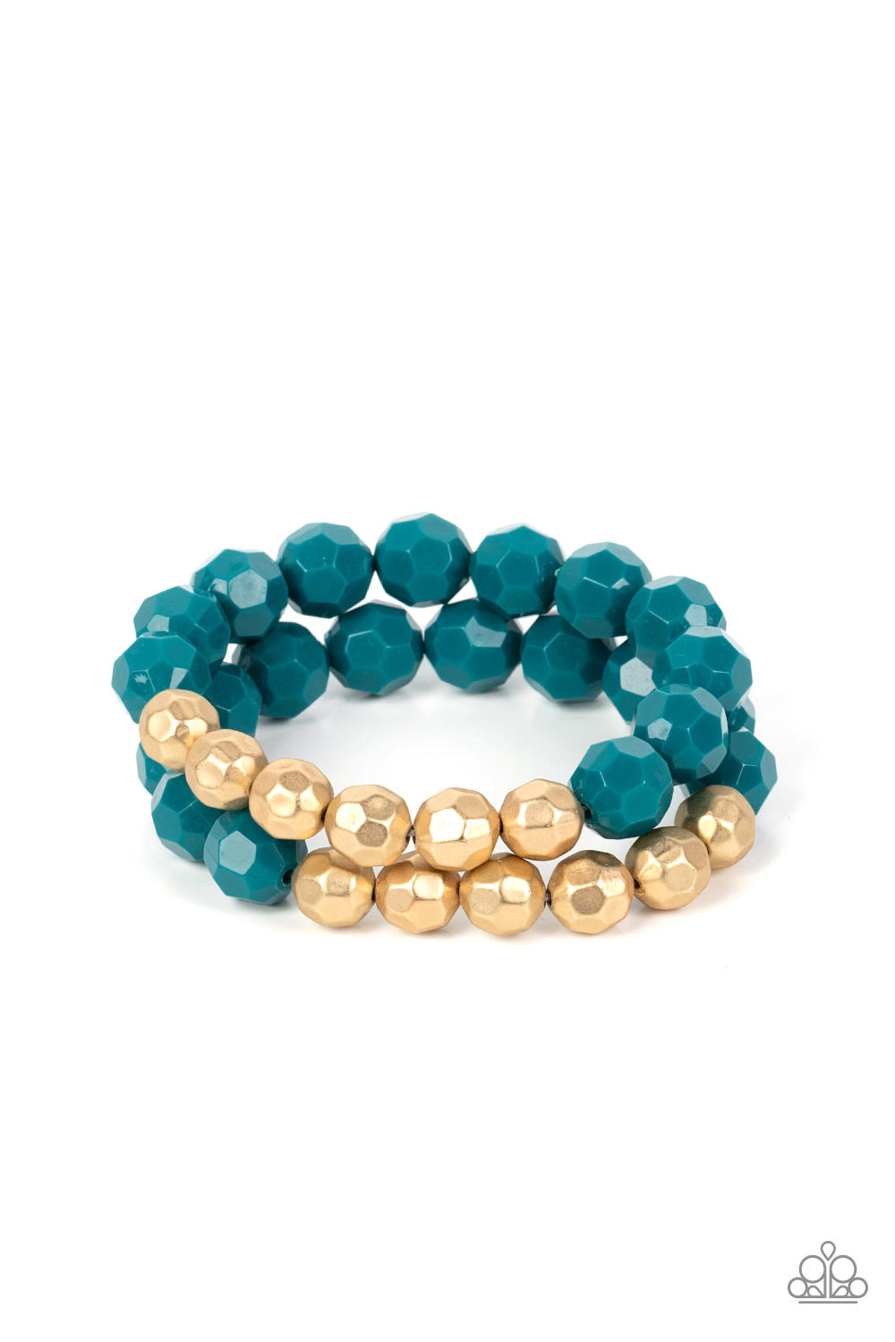 Greco Getaway - Blue Paparazzi Necklace and Grecian Glamour Blue Bracelet