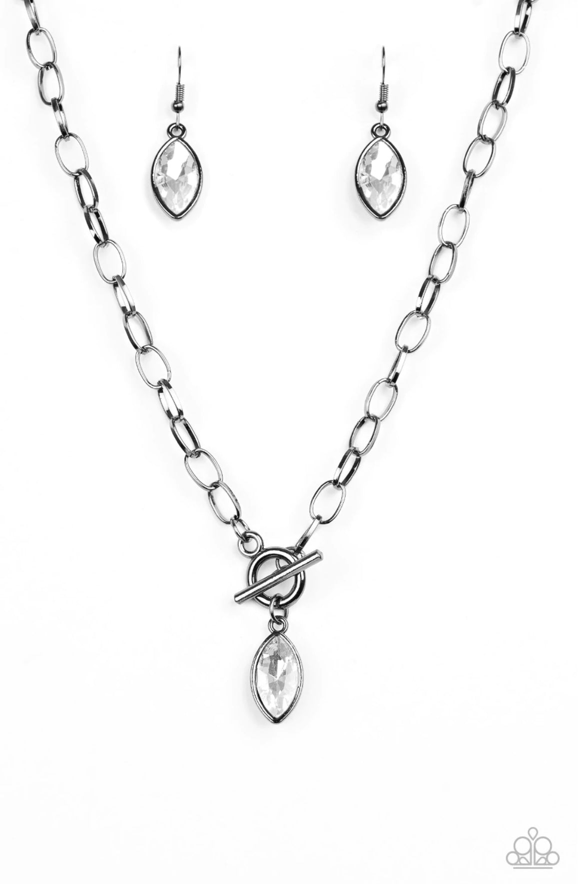 Club Sparkle - Black - Paparazzi Necklace
