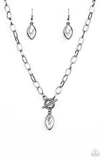 Club Sparkle - Black - Paparazzi Necklace