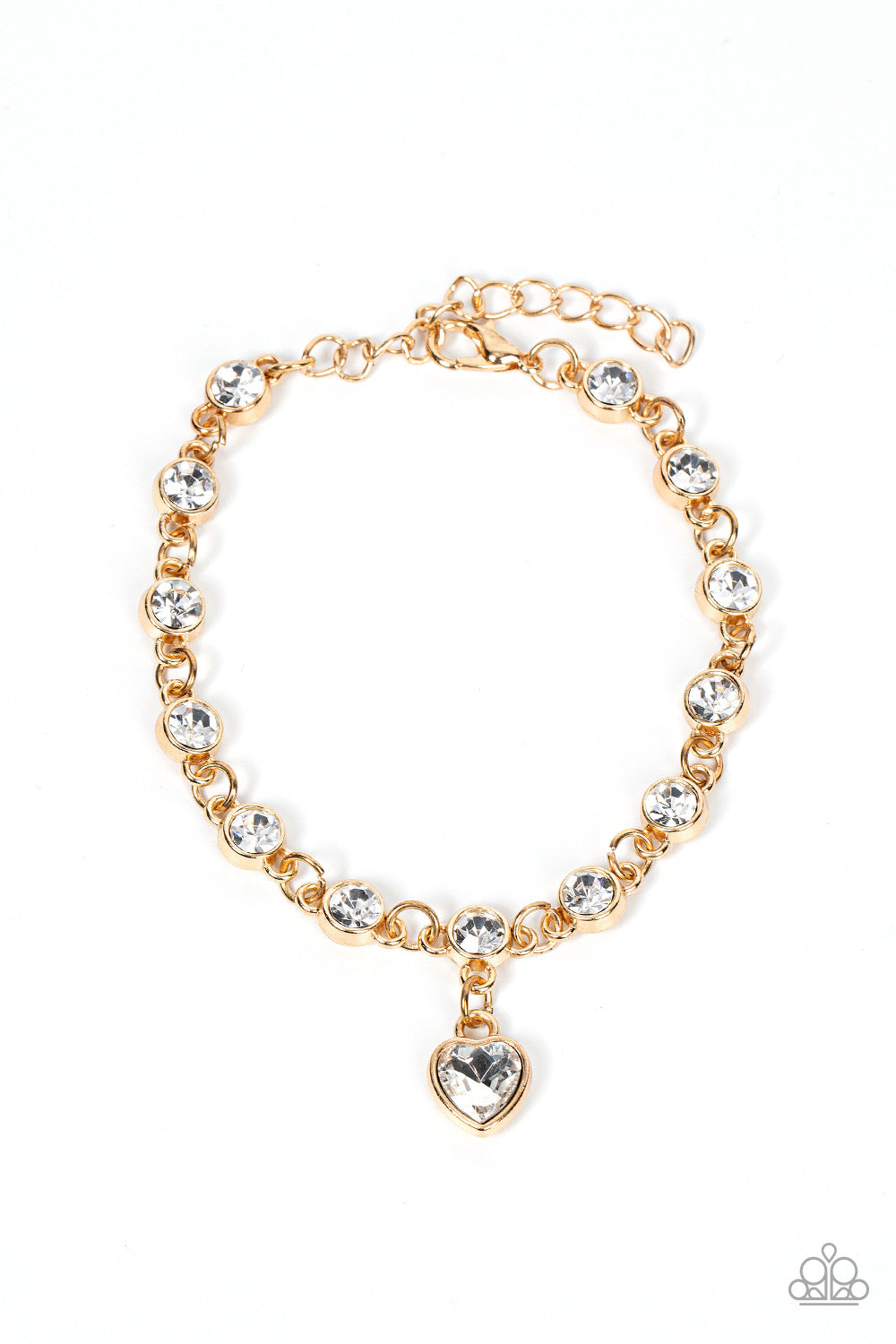 Mocha Vibe - True Love Trinket - Gold - Paparazzi Necklace and Truly Lovely - Gold - Paparazzi Bracelet