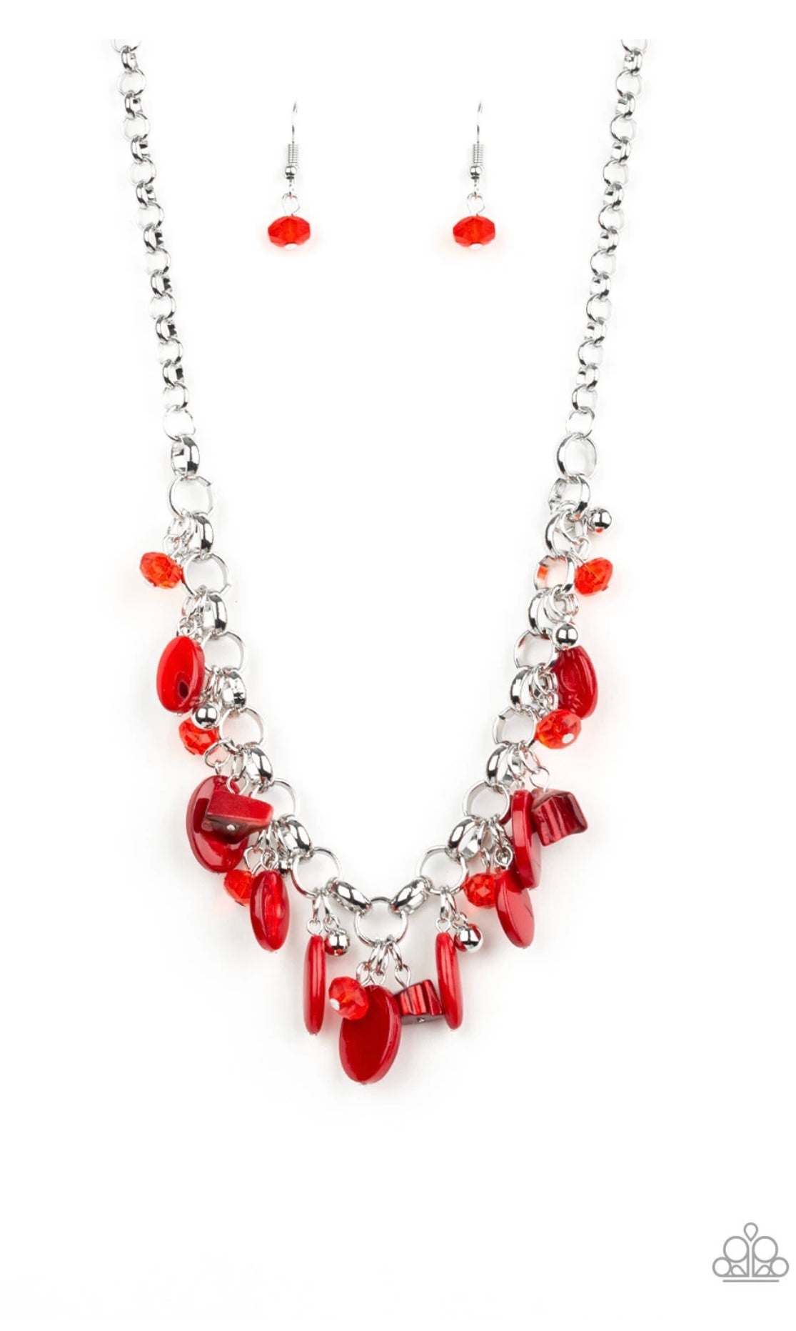 I Want To Sea The World - Red Necklace