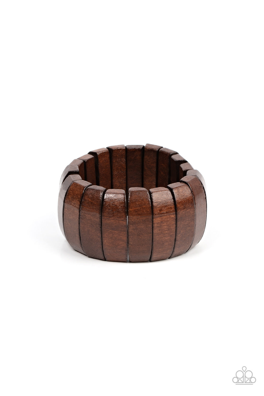 Boardwalk Bonanza Brown Paparazzi Bracelet and Caribbean Cymbal Brown Paparazzi Earrings