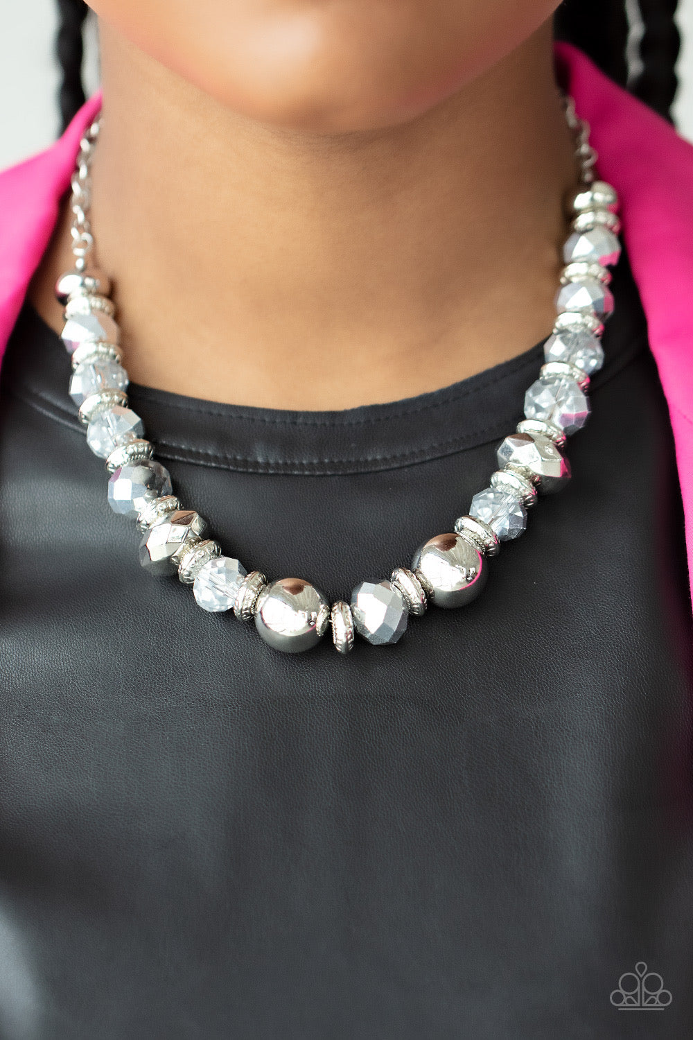 Interstellar Influencer - Silver Necklace and Power Pose - Silver Bracelet