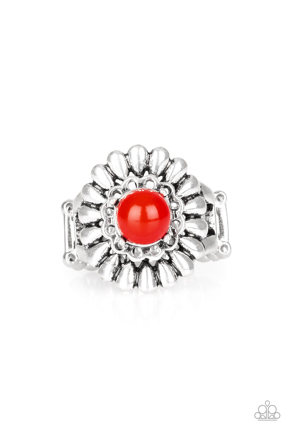 Poppy Persuasion Red Paparazzi Necklace and Positivity Poppy Red Paparazzi Bracelet