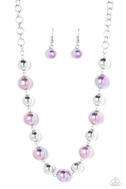Dreamscape Escape - Purple Paparazzi Necklace and A DREAMSCAPE Come True - Purple Paparazzi Bracelet