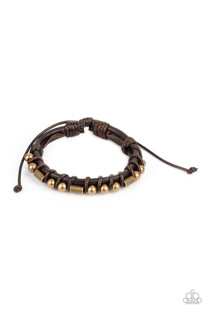 Westside Wrangler Brass Urban Necklace and Bronco Brawler Brass Bracelet