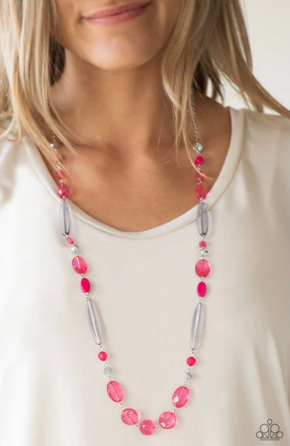 Quite Quintessence - Pink - Paparazzi Necklace