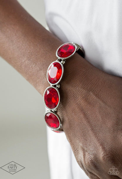 DIVA In Disguise - Red - Paparazzi Bracelet