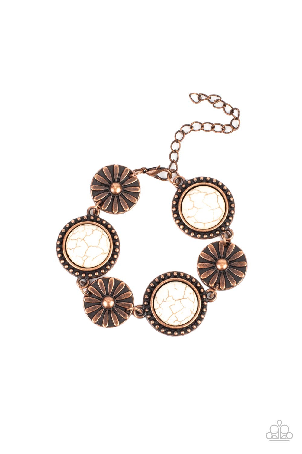 Saguaro Garden - Copper Necklace and Fredonia Flower Patch Copper Bracelet