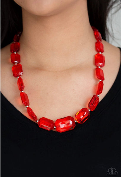 ICE Versa - Red - Necklace