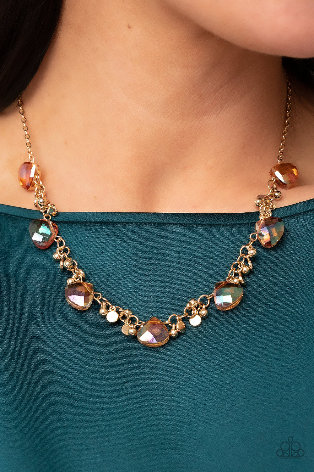 Sassy Super Nova Gold Necklace and Super Nova Nouveau Gold Bracelet
