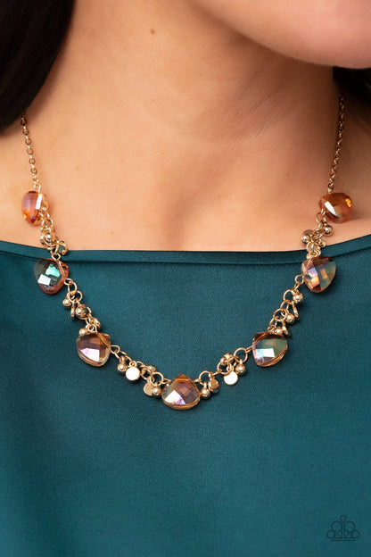 Sassy Super Nova Gold Necklace and Super Nova Nouveau Gold Bracelet