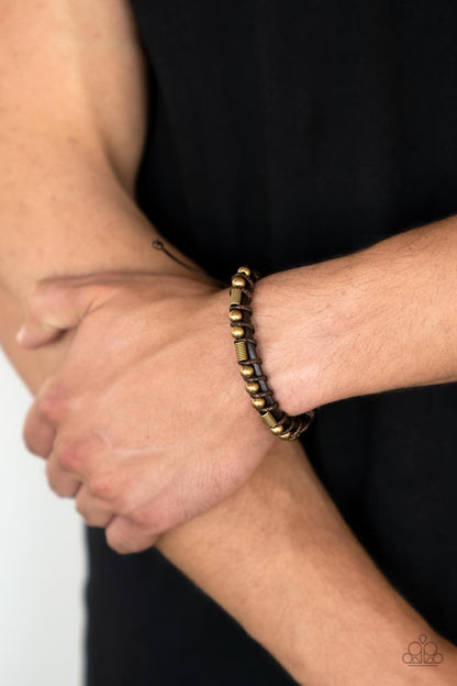 Westside Wrangler Brass Urban Necklace and Bronco Brawler Brass Bracelet