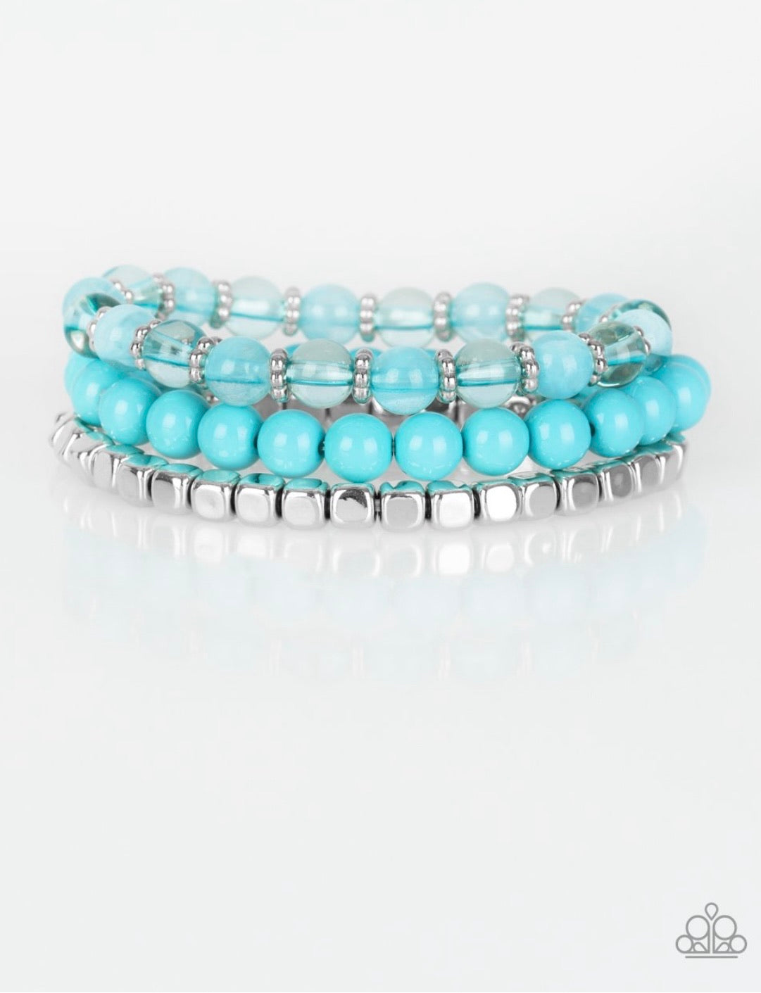 Globetrotter Glam - Blue - Paparazzi Bracelet