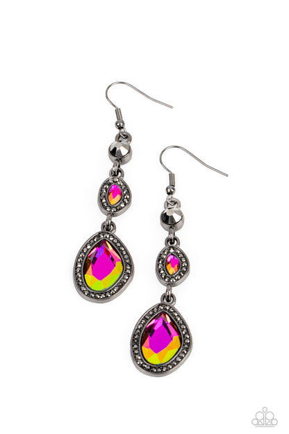 The Upper Echelon - Multi Necklace and Dripping Self-Confidence - Multi Earrings