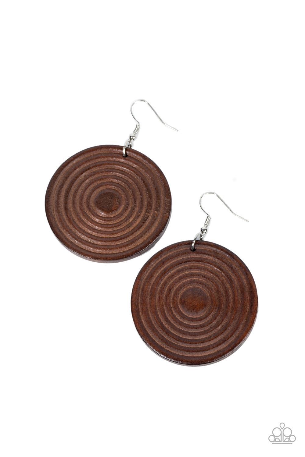 Boardwalk Bonanza Brown Paparazzi Bracelet and Caribbean Cymbal Brown Paparazzi Earrings