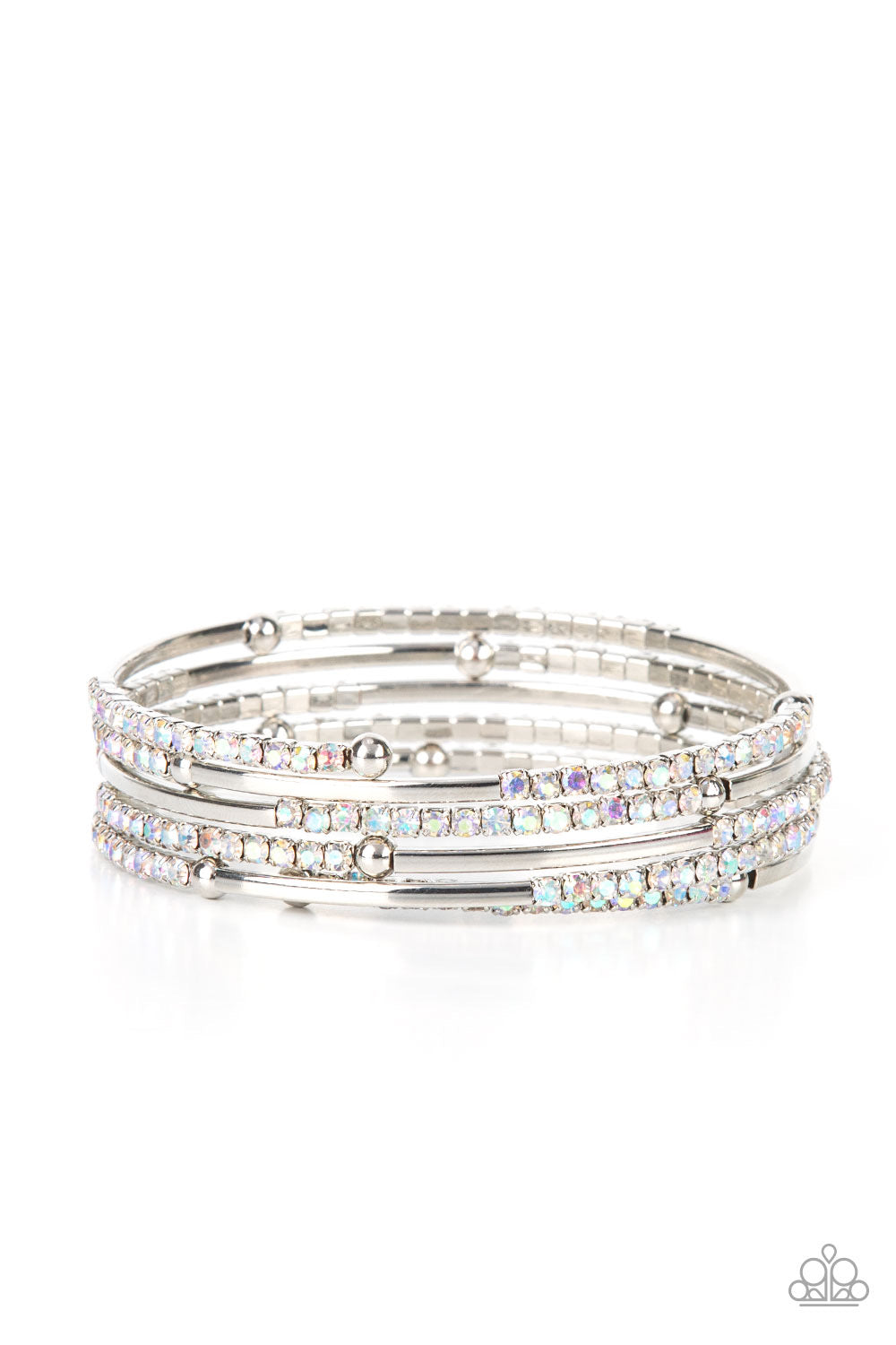 Camera Shy Simmer - Multi - Paparazzi Bracelet