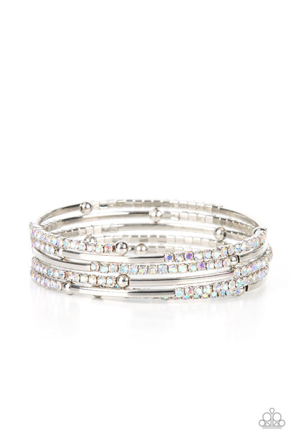 Camera Shy Simmer - Multi - Paparazzi Bracelet