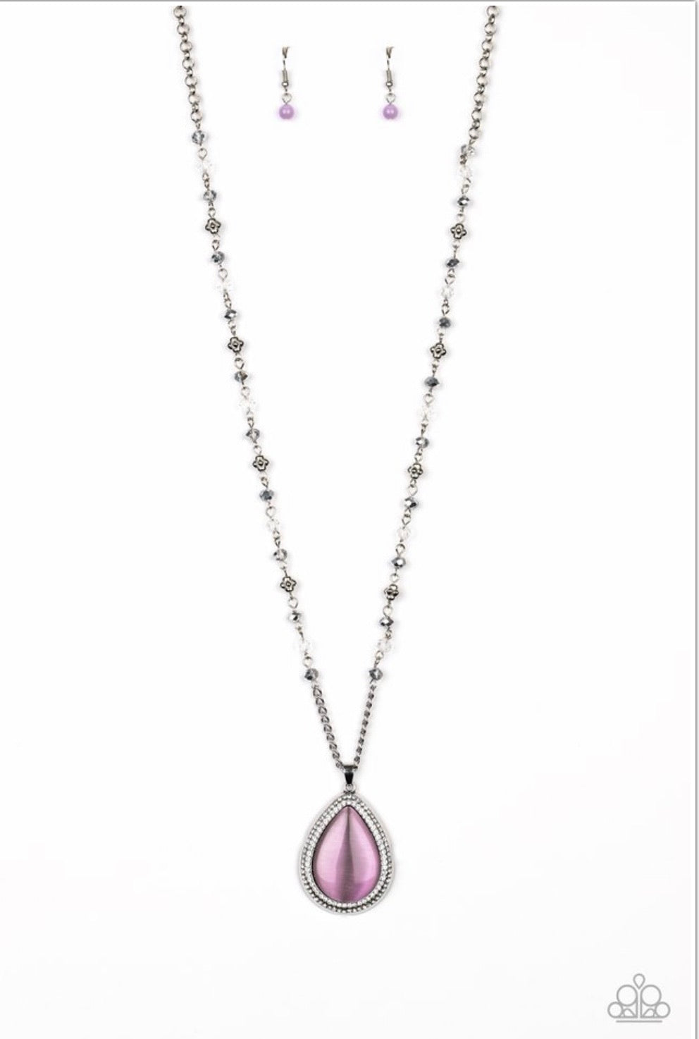 Fashion Flaunt Purple - Paparazzi Necklace