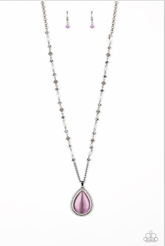 Fashion Flaunt Purple - Paparazzi Necklace