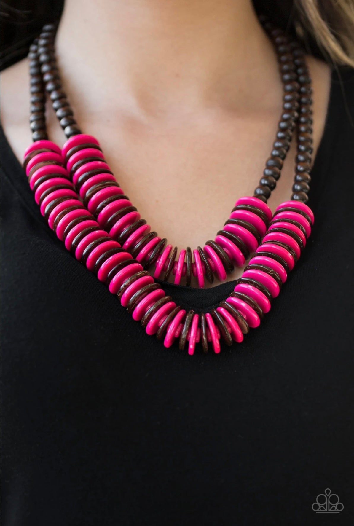 Dominican Disco - Pink - Paparazzi Necklace